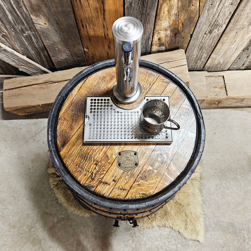 Whiskey Barrel - Beer Tap Barrel