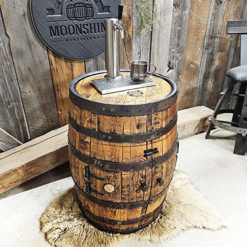 Whiskey Barrel - Beer Tap Barrel