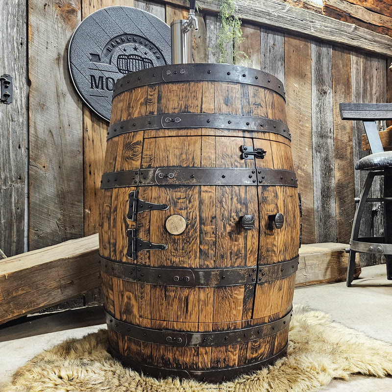 Whiskey Barrel - Beer Tap Barrel