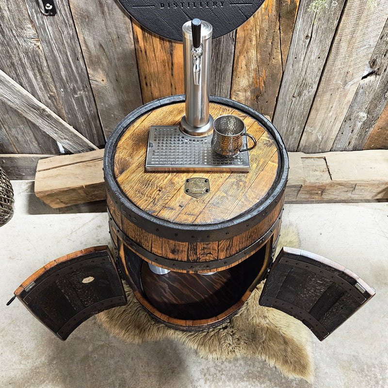 Whiskey Barrel - Beer Tap Barrel