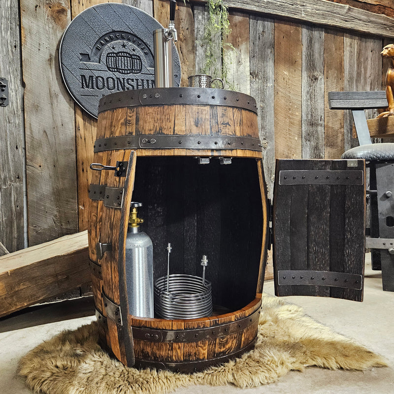 Whiskey Barrel - Beer Tap Barrel