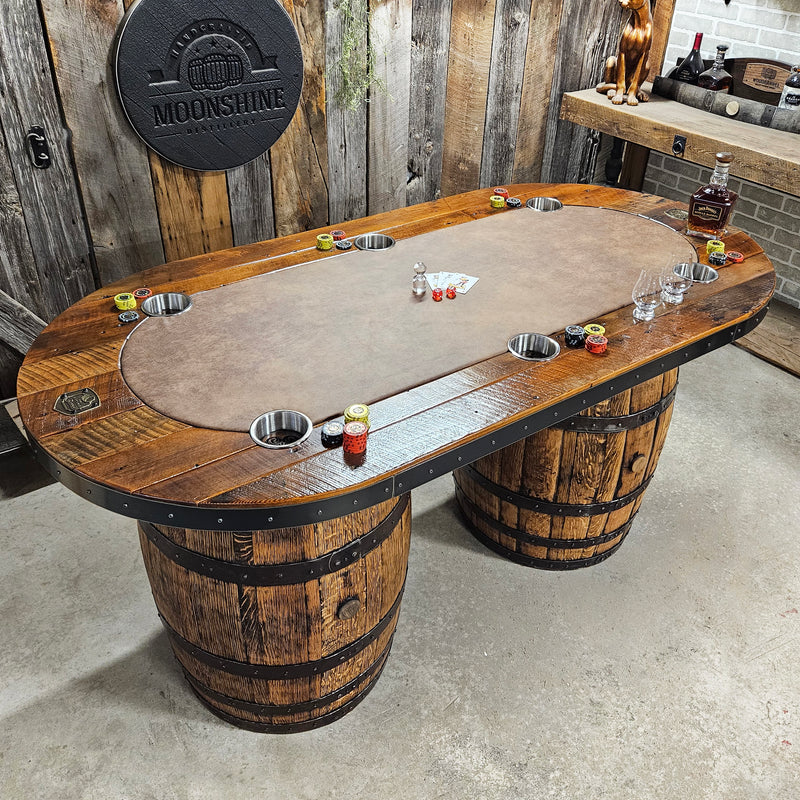 Whisky Barrel - Barrel Poker Table