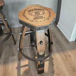 Custom Diamond Seat Bar Stool - Modern Design with Your Logo