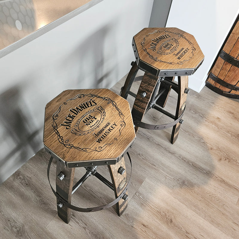 Custom Diamond Seat Bar Stool - Modern Design with Your Logo