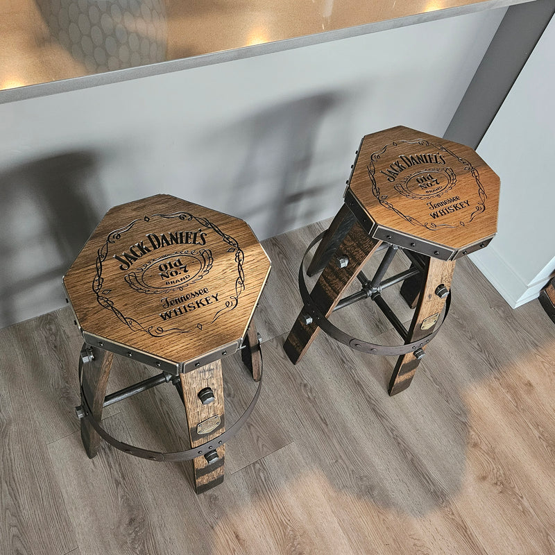 Custom Diamond Seat Bar Stool - Modern Design with Your Logo