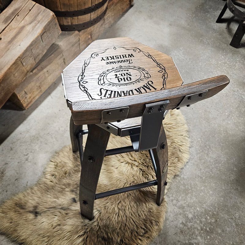 Diamond Cut Handcrafted & Personalized: The 1960s Whiskey Barrel Stool