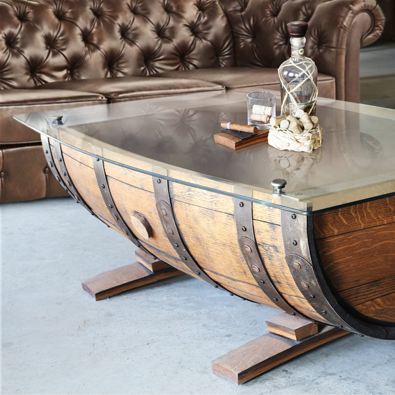 Whiskey Barrel Coffee Table