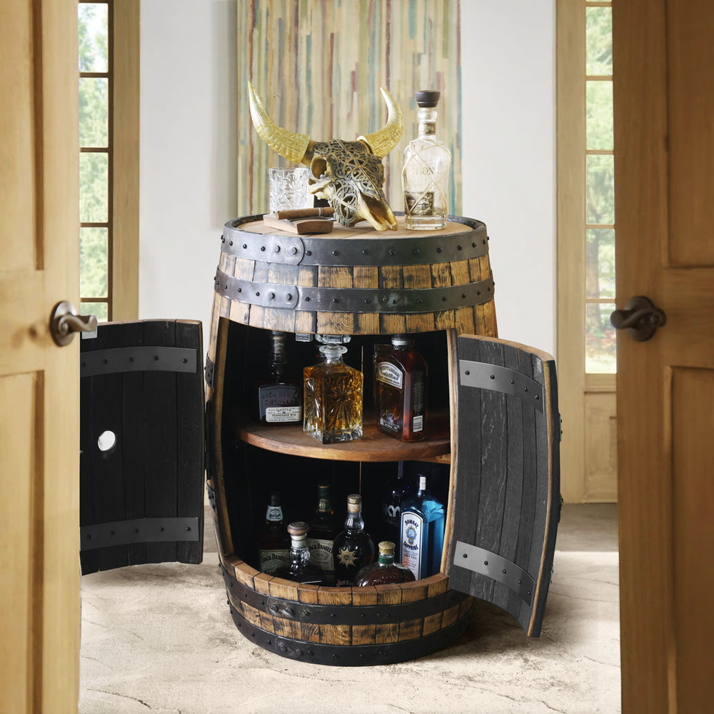 Armoire à barils conversion barils à whisky collection uniquement Armoire à barils conversion barils à whisky collection uniquement