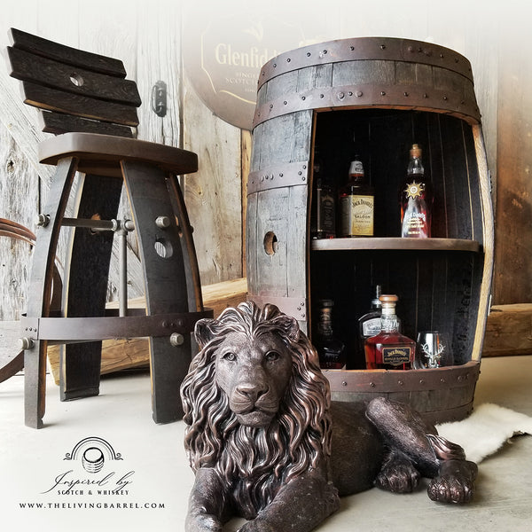 1 - Jack Daniel's – Gentleman Jack – Whisky Barrel – Whisky Full Barrel Liquor Cabinet