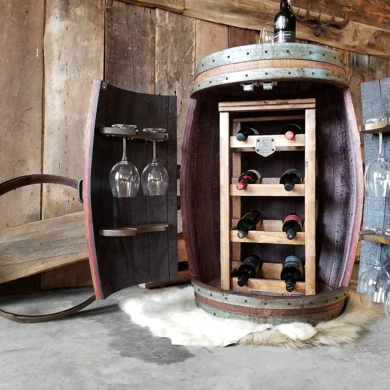 Whiskey Barrel - Barrel Wine Rack